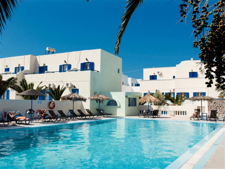 Gardenia Hotel - Perissa, Santorini - Greece. 3 star resort in Greece